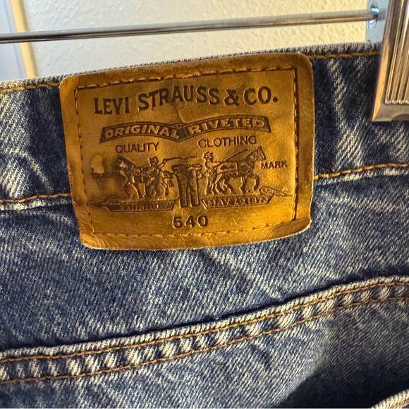 36 Dark Blue Tub - Levi’s Strauss Signature Relaxed Fit 540 size 40 x 32 - Picture 3 of 6